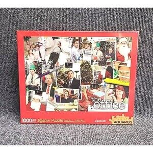 The Office TV Show 1000 Pieces Christmas Puzzle NEW/SEALED Christmas TV scenes